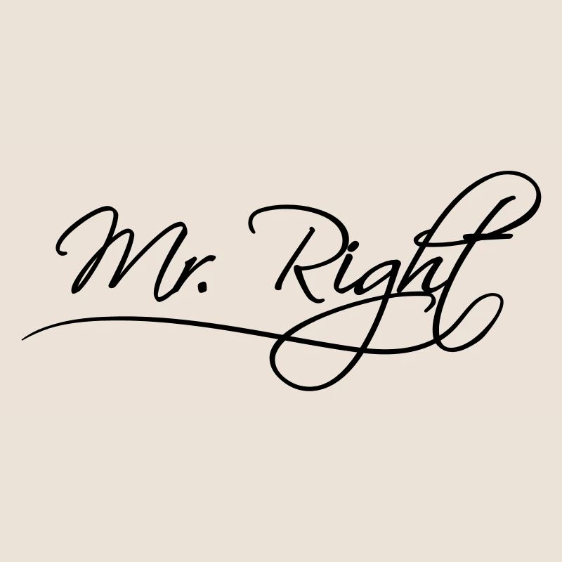 mr right bester ehemann husband text junggesellena