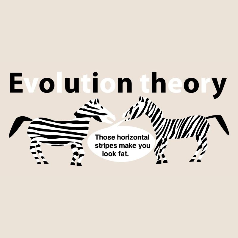 Evolution theory zebras
