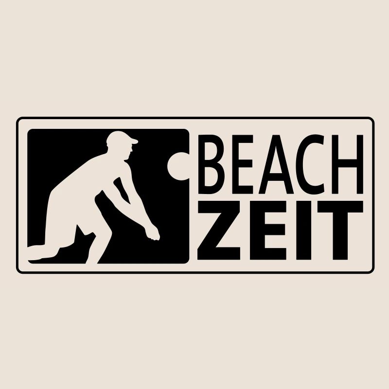 Beachvolleyball Bagger (quer)
