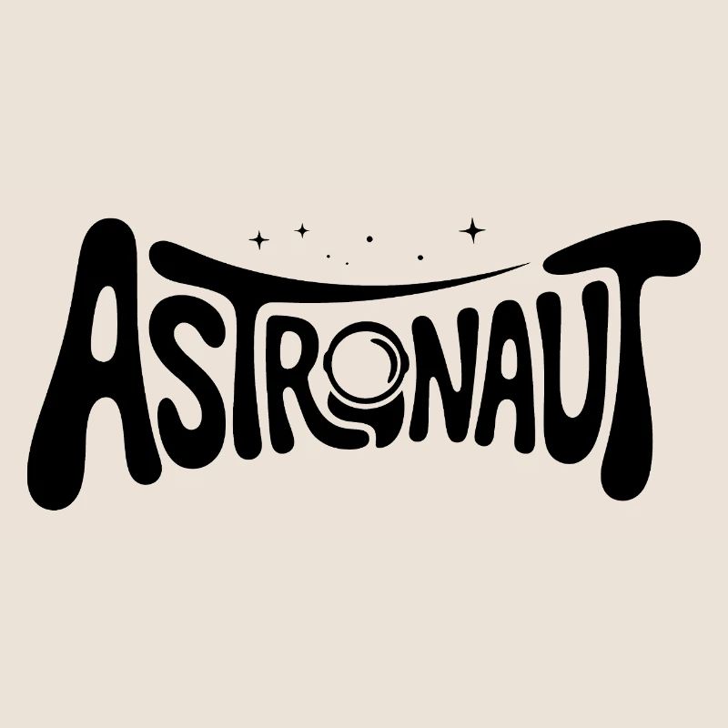 Astronaute - Cool Astonomy Logo