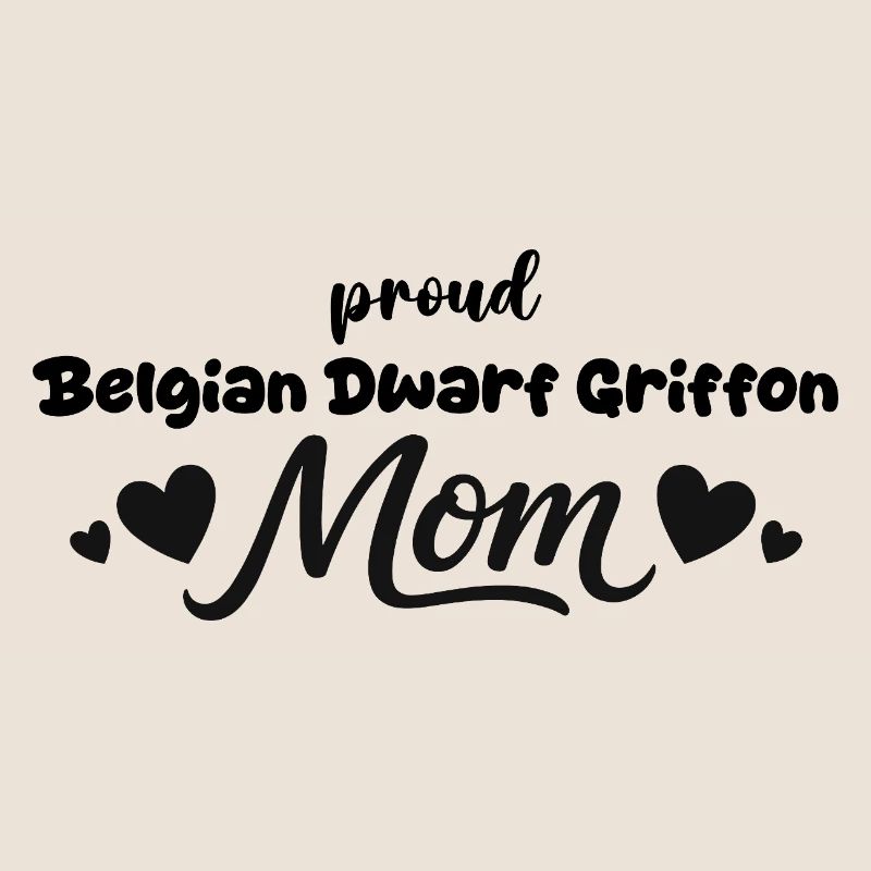 Stolze Griffon Mutter, Belgischer Zwerggriffon