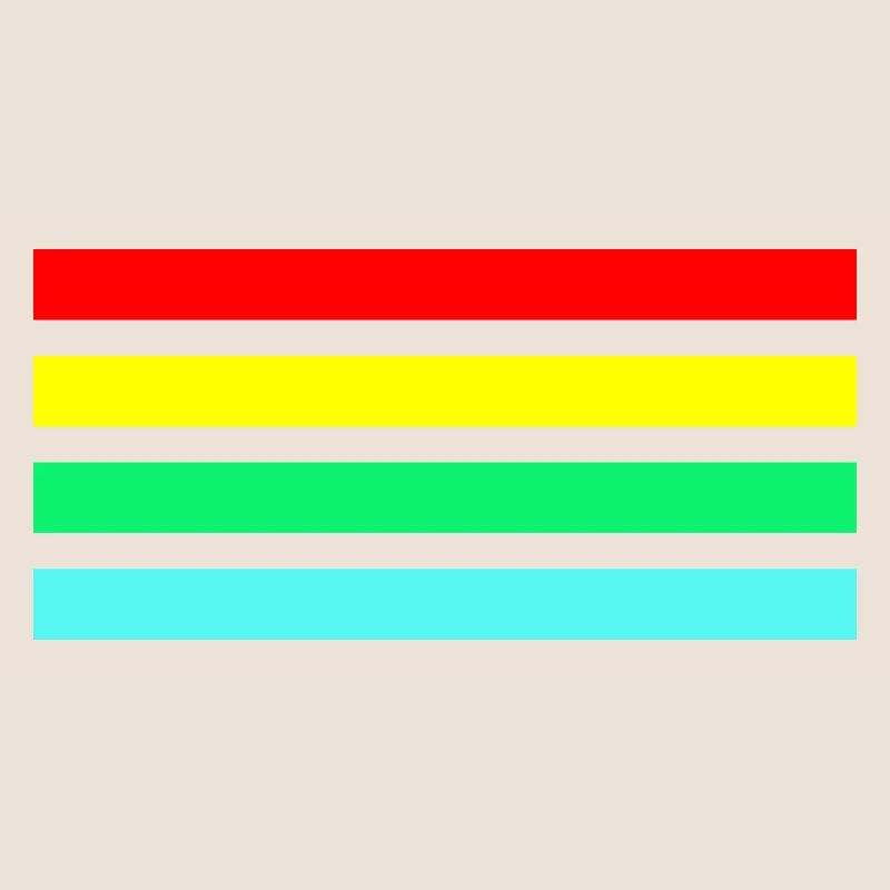 Retro neon arc stripe composition