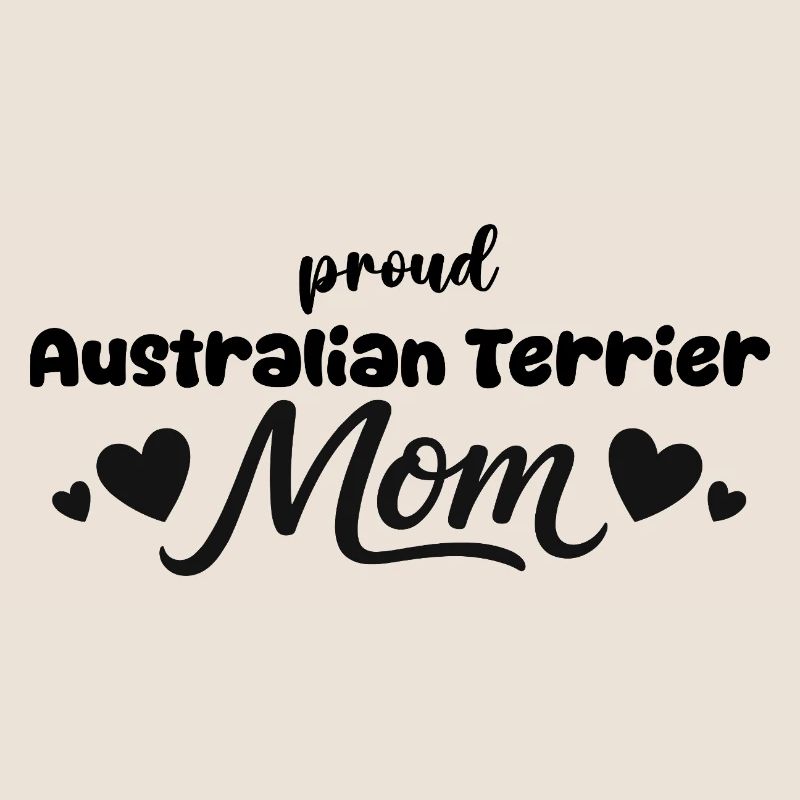  Stolze Aussie Terrier Mutter, Australischer