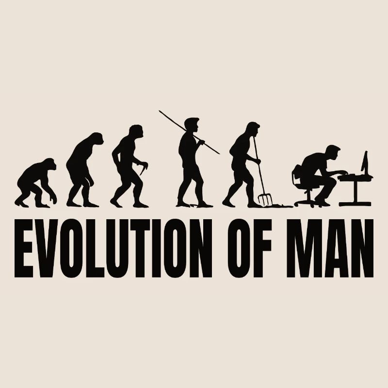 Programmierer Computerfreak Evolution