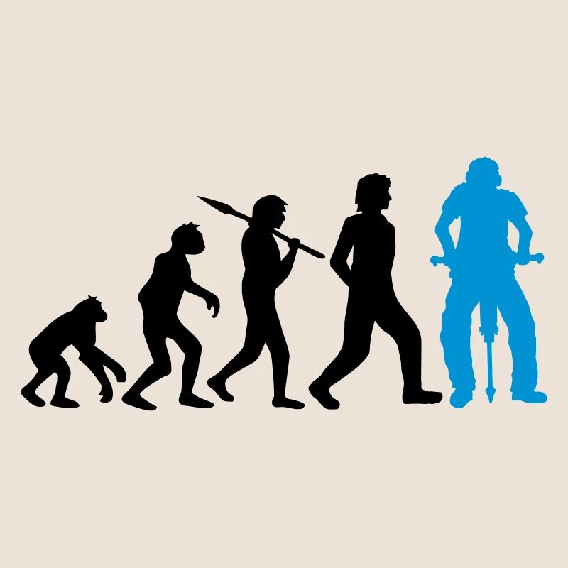 Logo Evolution Presslufthammer