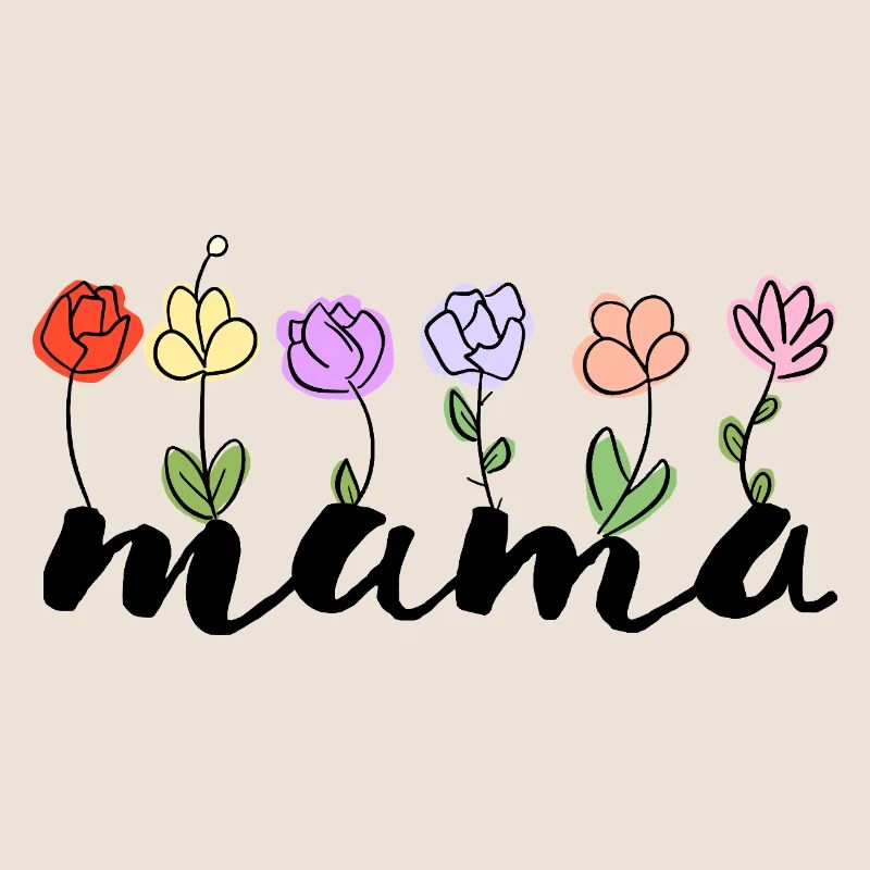 Mama - Blumen Muttertag Mutter