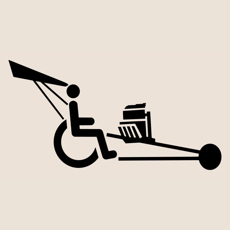 Bild eines Rollstuhls mit V8-Motor #