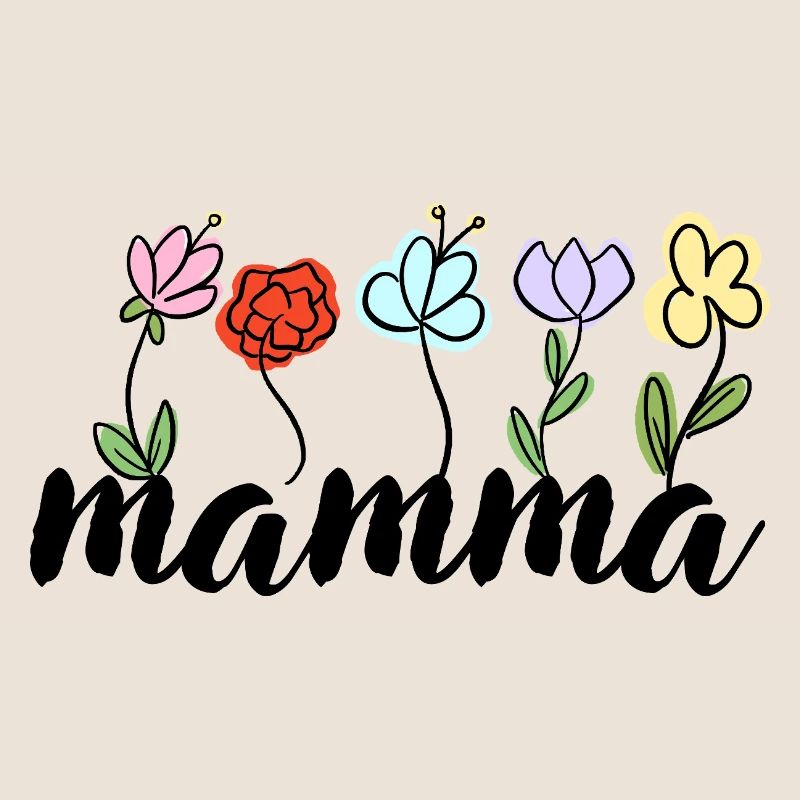 Mamma - Blumen Muttertag Mutter