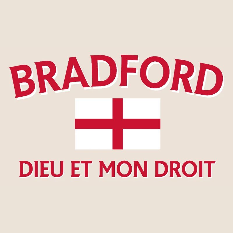 Drapeau de Bradford avec devise