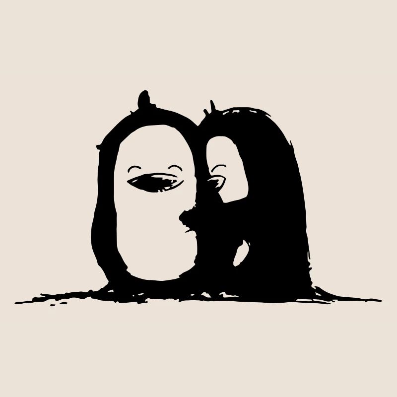 Penguin cuddle time