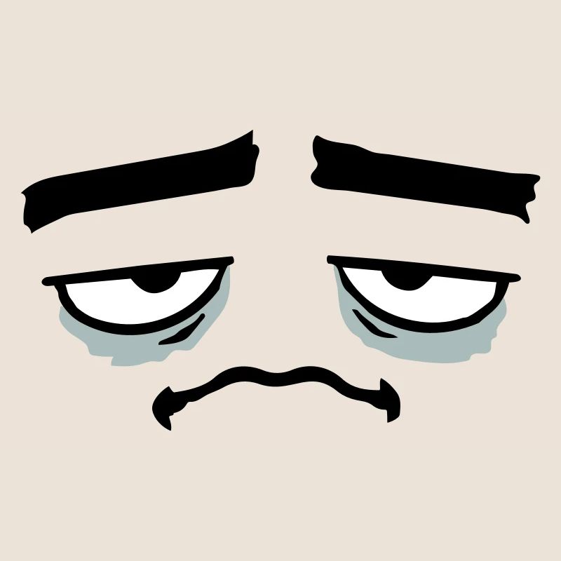 Grumpy sad disappointed face funny