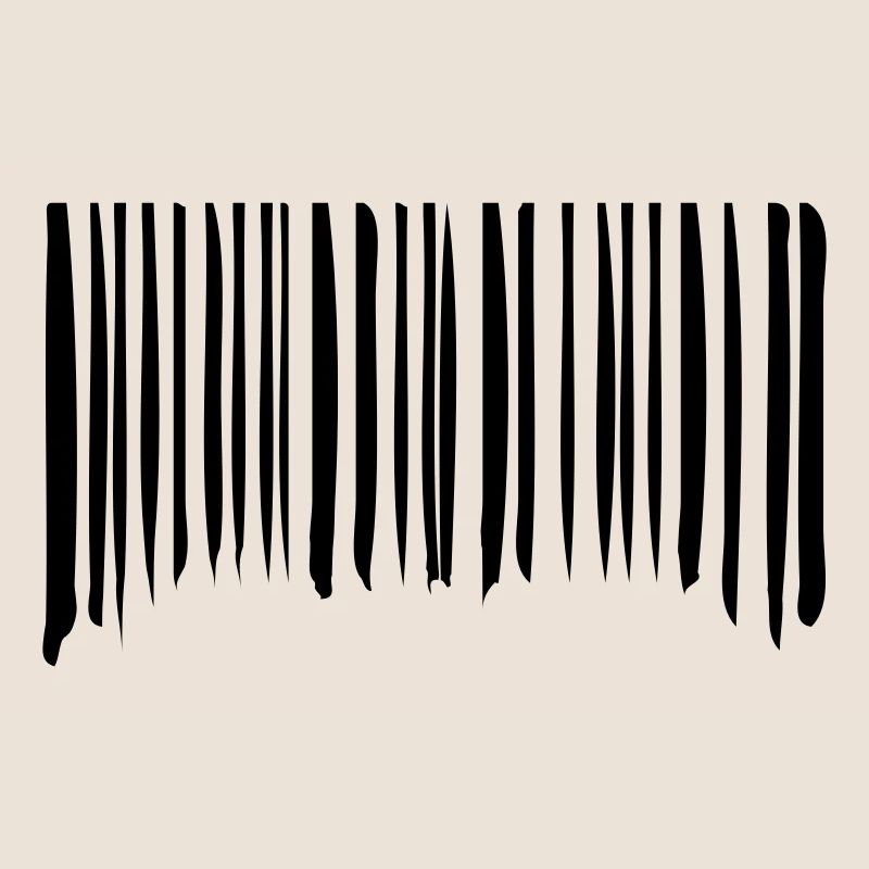 Barcode Strokes Lines Scribbled Barcode Scan
