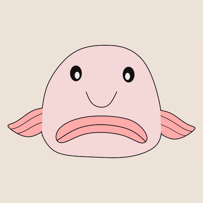 Blobfish fish comic ugly fish