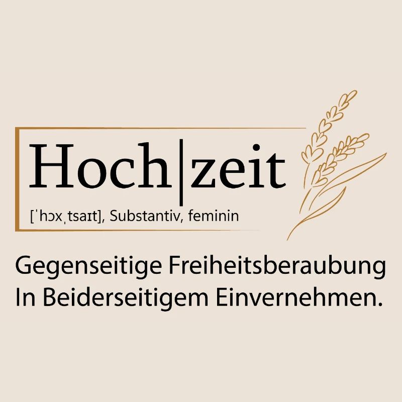 Hochzeit Definition Freiheitsberaubung Geschenk