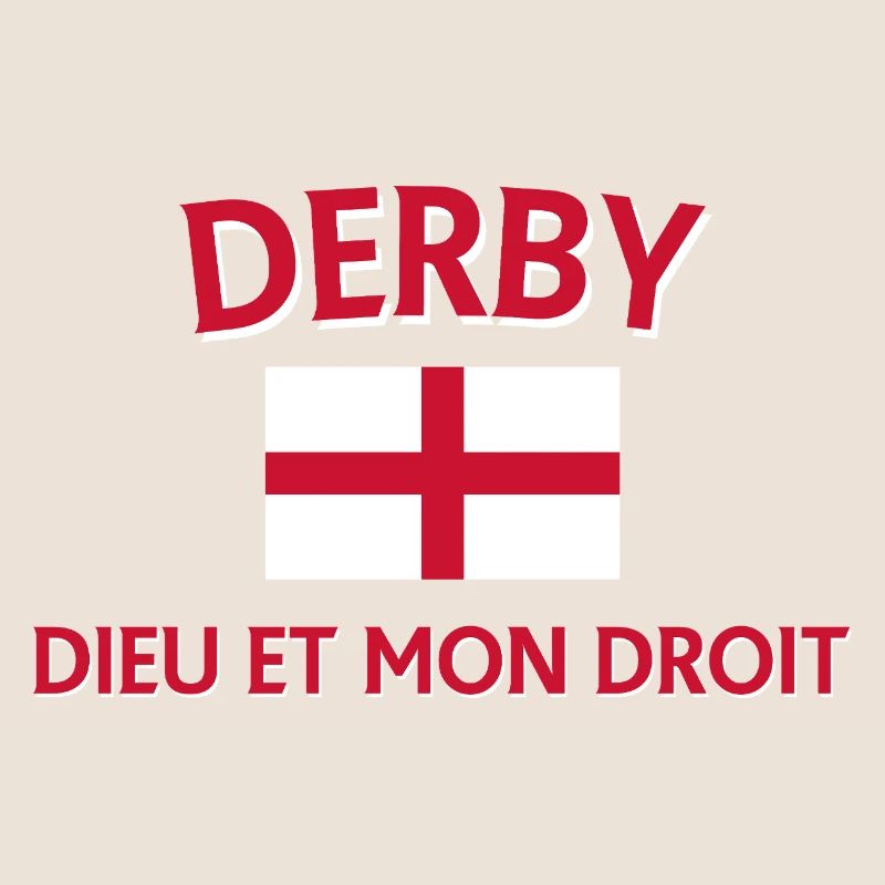 Conception du drapeau de l’Angleterre Derby