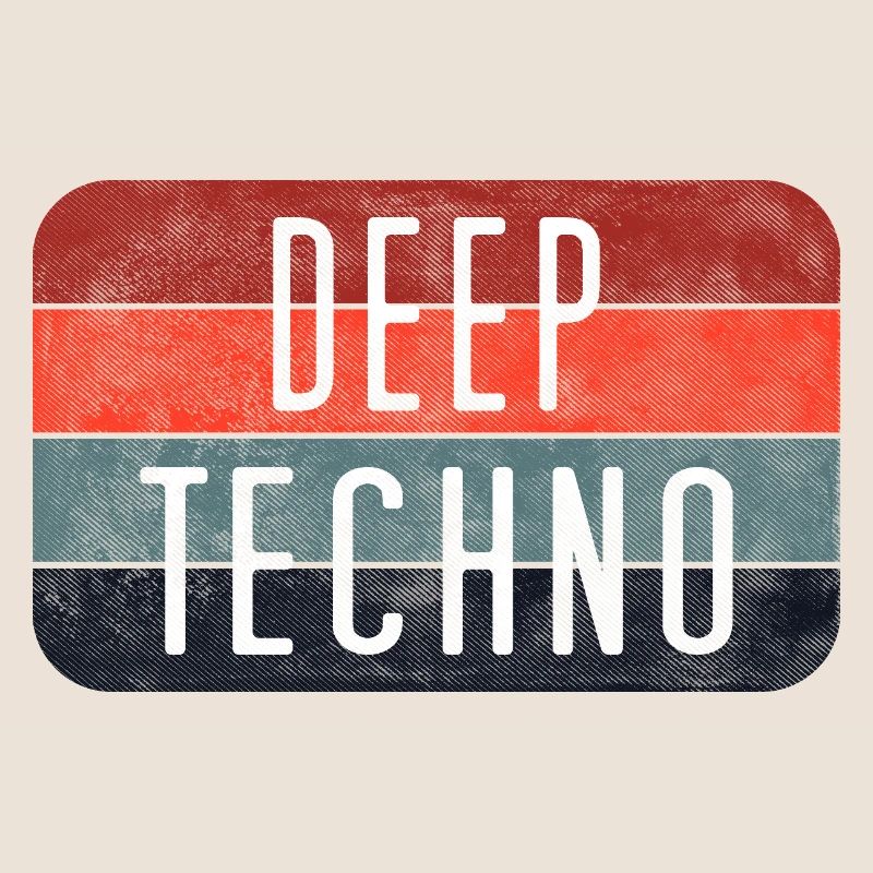 Deep Techno Gradient Stripes