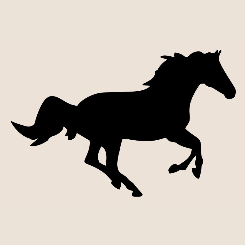 Ein Pferd.