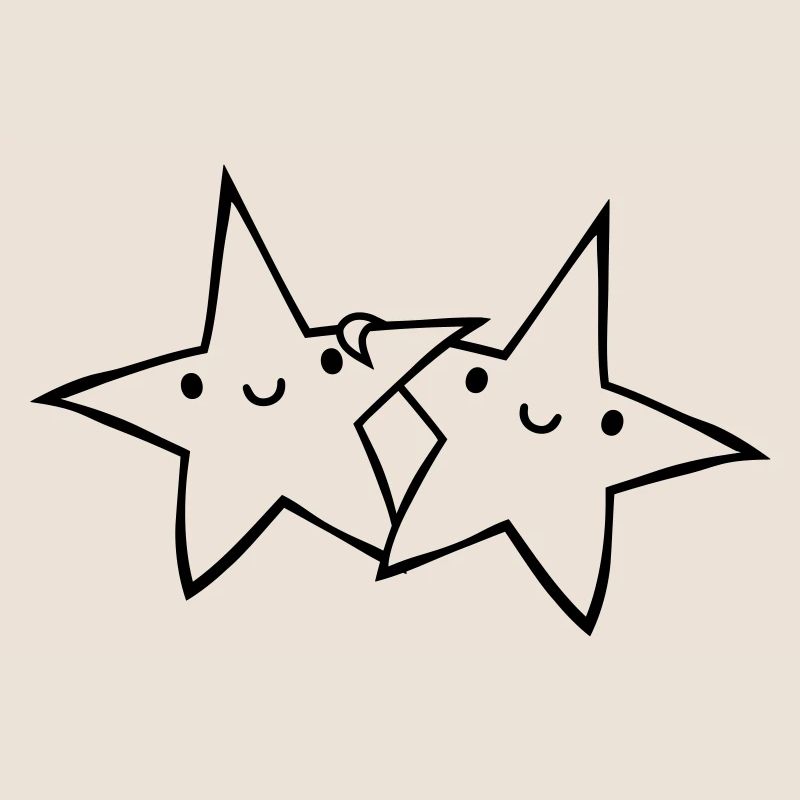 2 Sternchen Paar