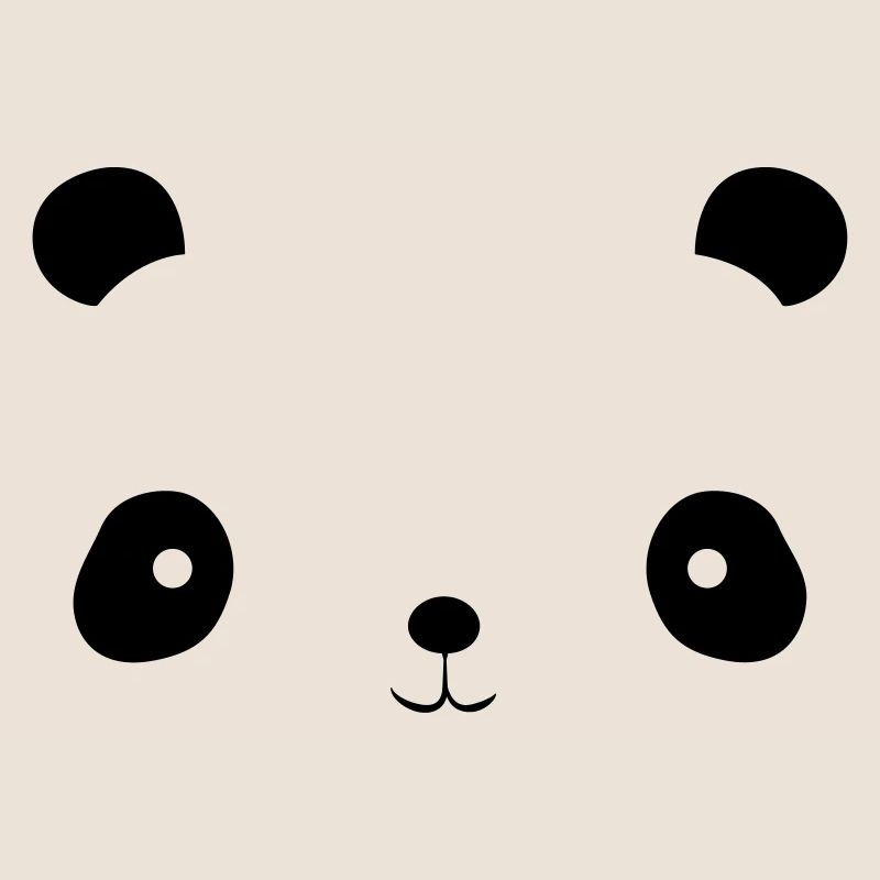 visage de panda