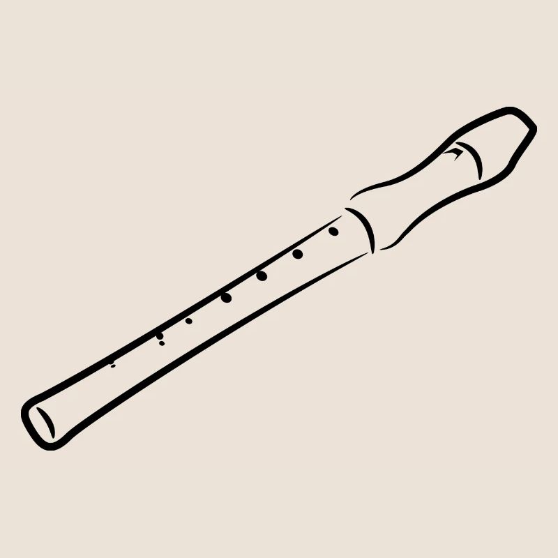Flute Drawing