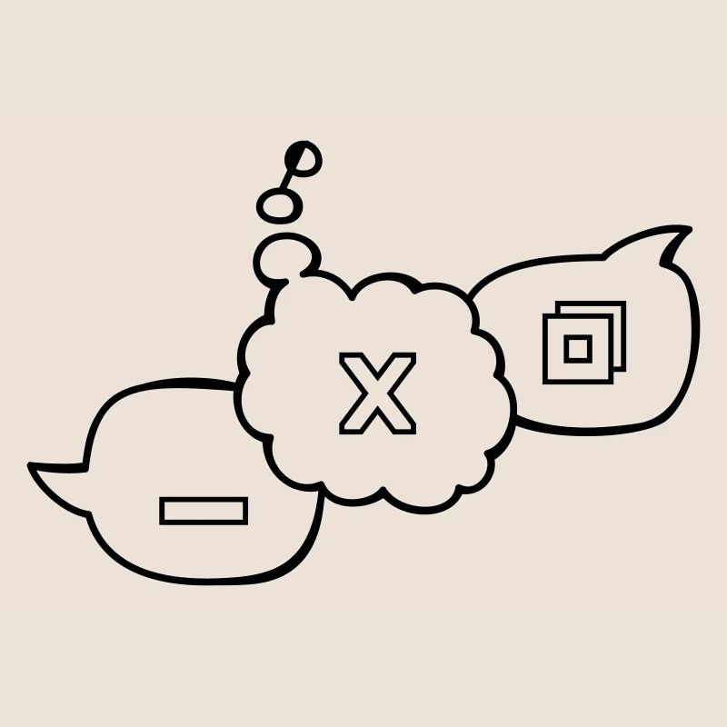 Computer speech bubbles