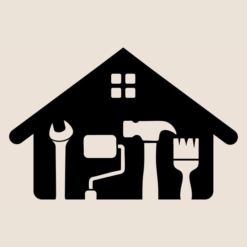 Home & Craft Logo – Hammer Key Paint Roller