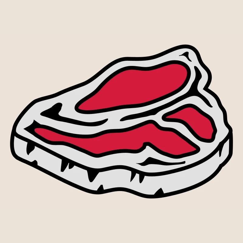 A raw steak