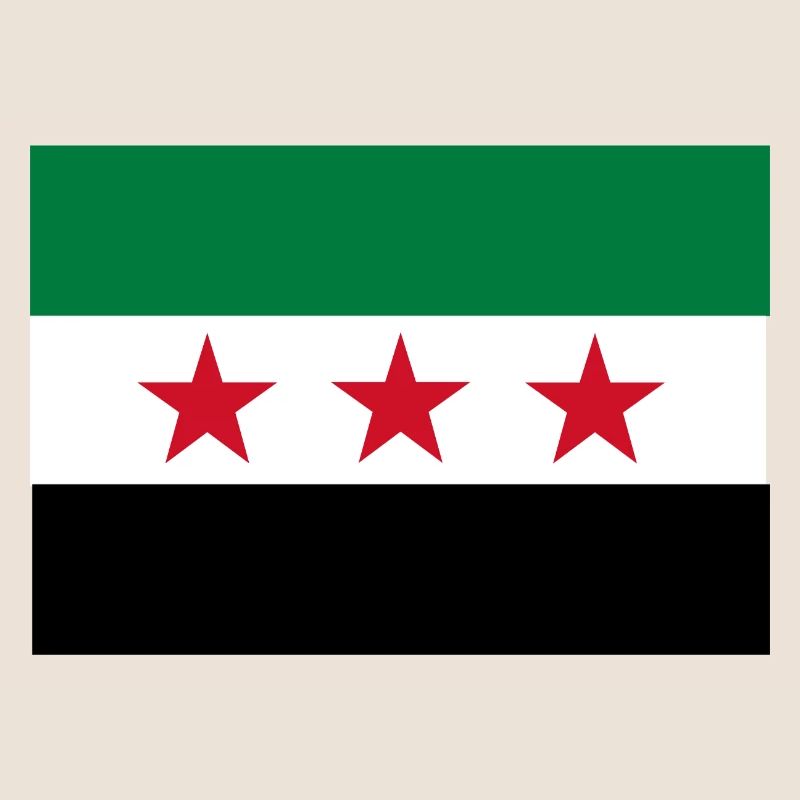 Drapeau étoile vert blanc noir
