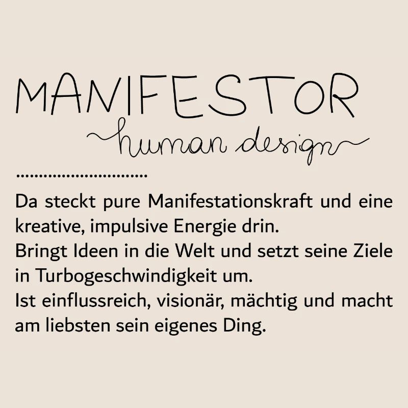 Ich bin ein Manifestor