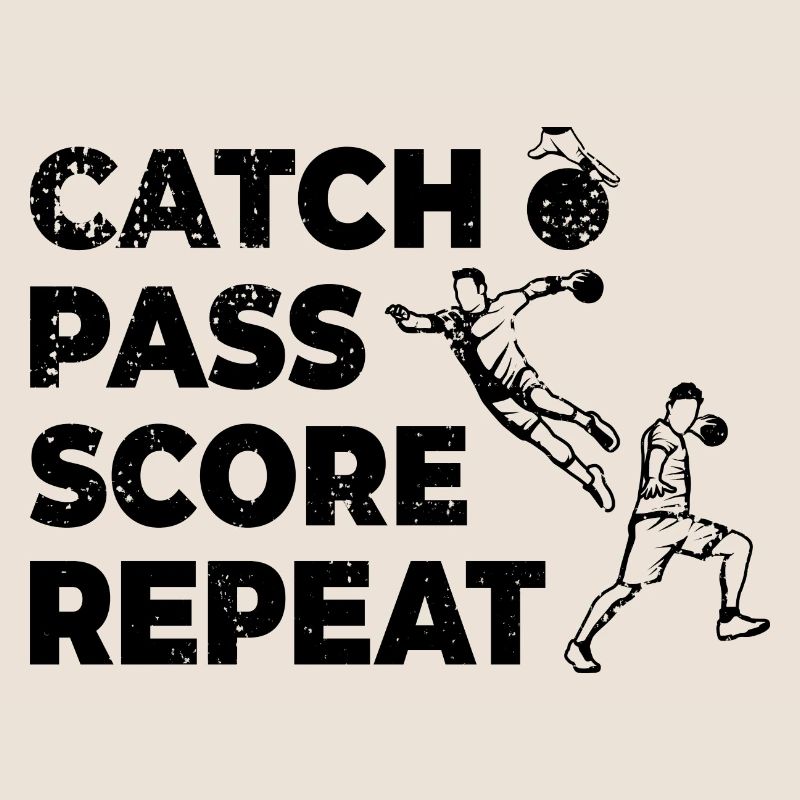 Attraper, passer, marquer, répéter