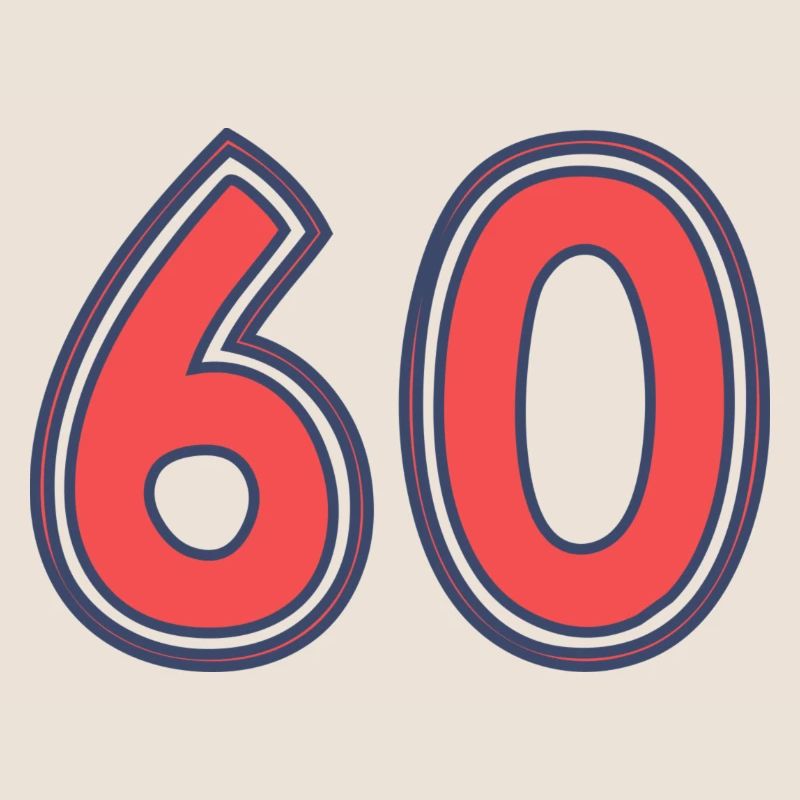 60. 60 YEARS. 60th ANNIVERSARY