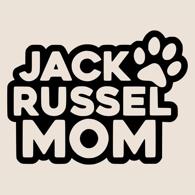 Jack Russel Mom - Couleur de design variable