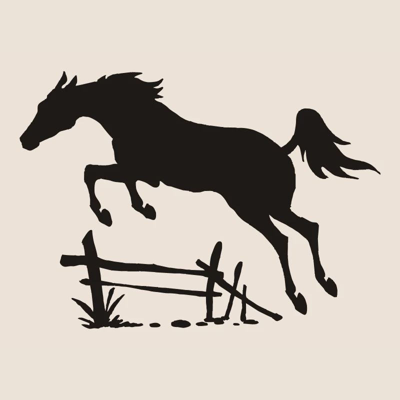 Springendes Pferd