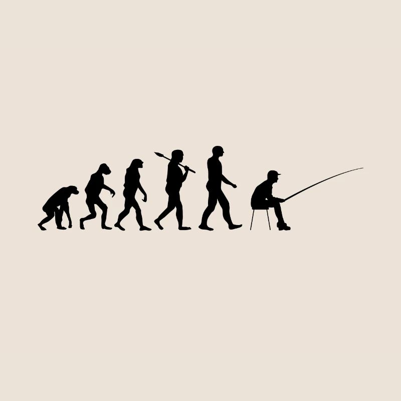 Evolution pêcheurs cadeau de pêche