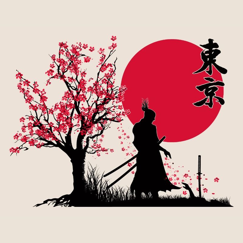 Samurai Shadow Slayer | HDR Graphics Japanese Art