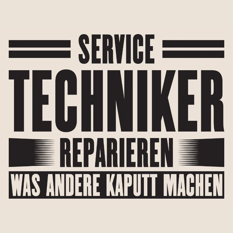 Service Technician Support Solution Slogan Service