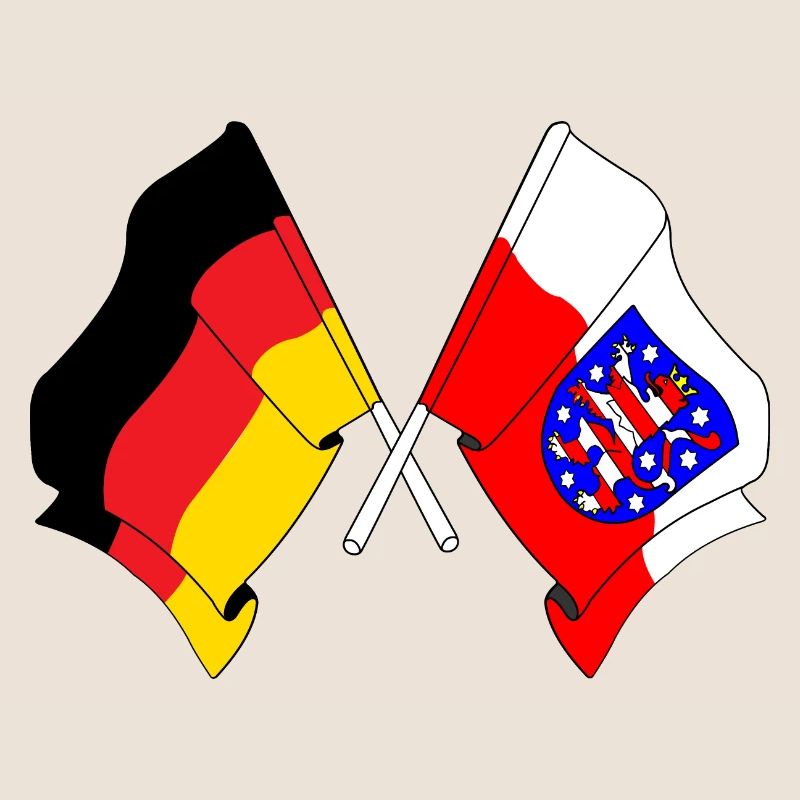 Flag Germany Thuringia