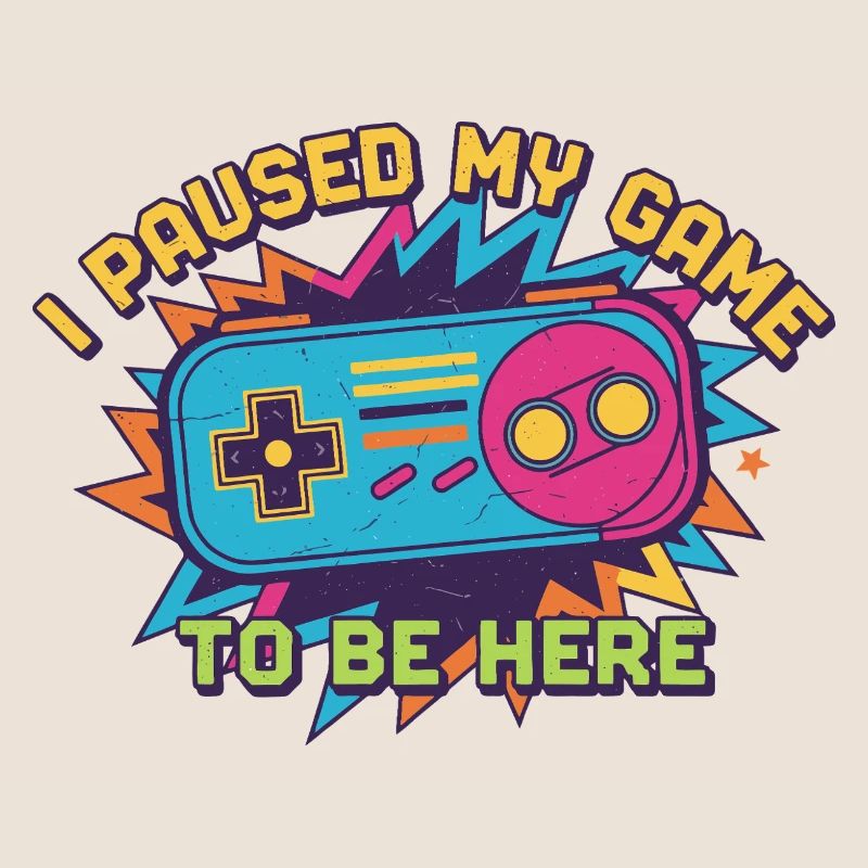 T-shirt Retro Controller Meme