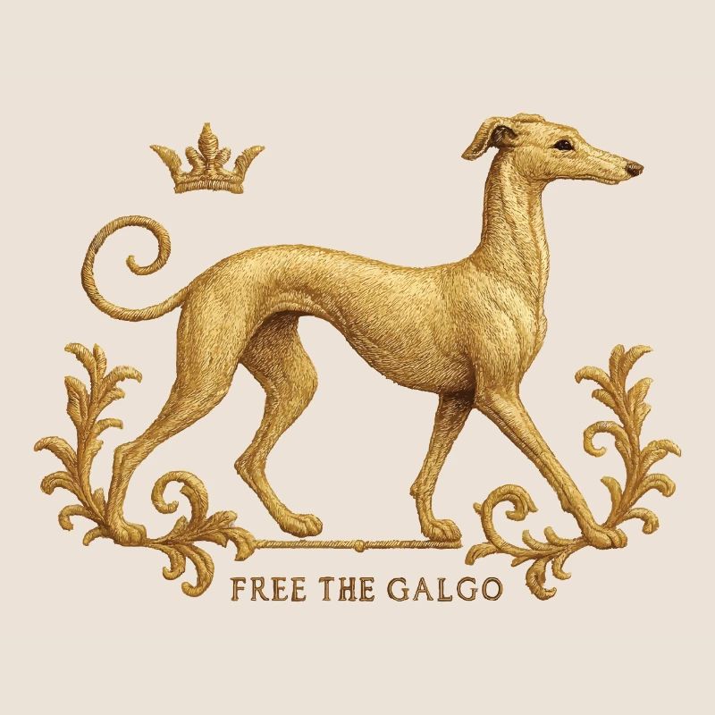 Libérez le Galgo - Broderie n°01