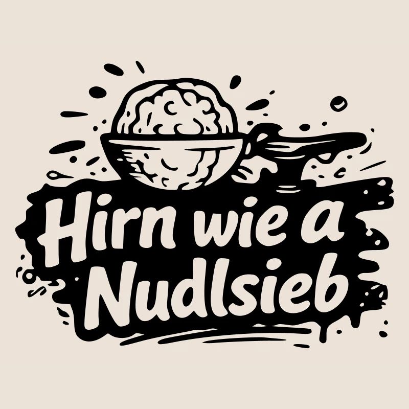 Brain like a pasta strainer