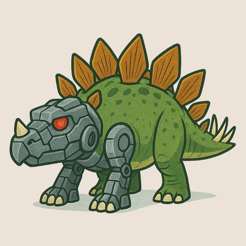 Stegosaurus Robot Transformation
