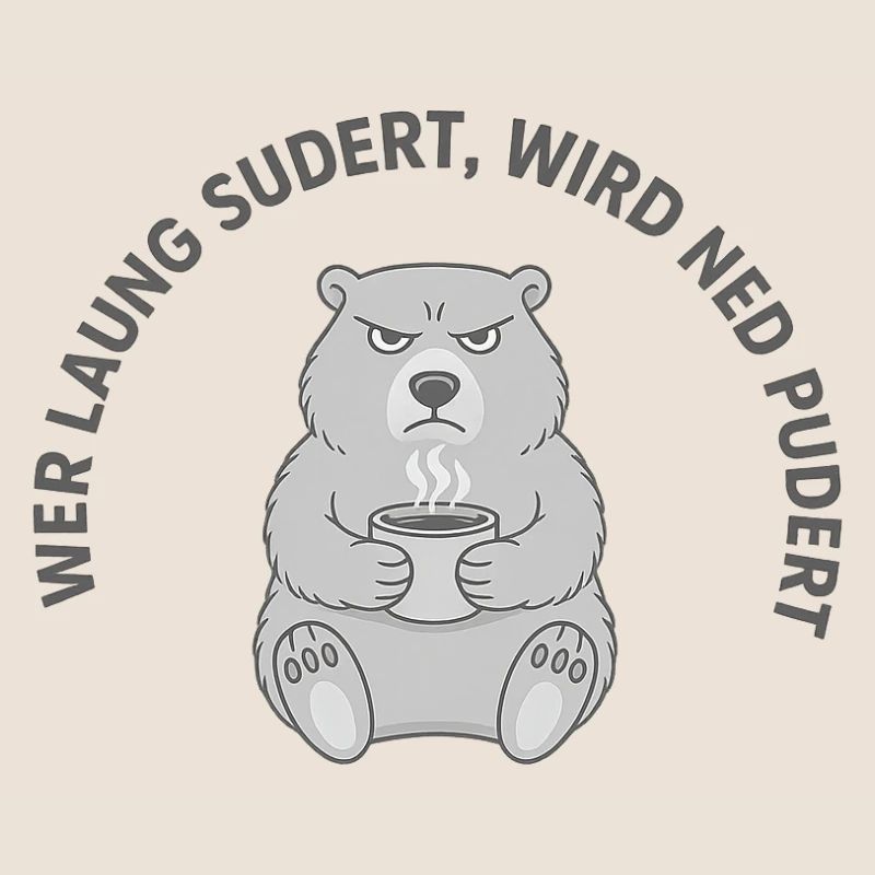Wer laung sudert, wird ned pudert – Grumpy Coffee