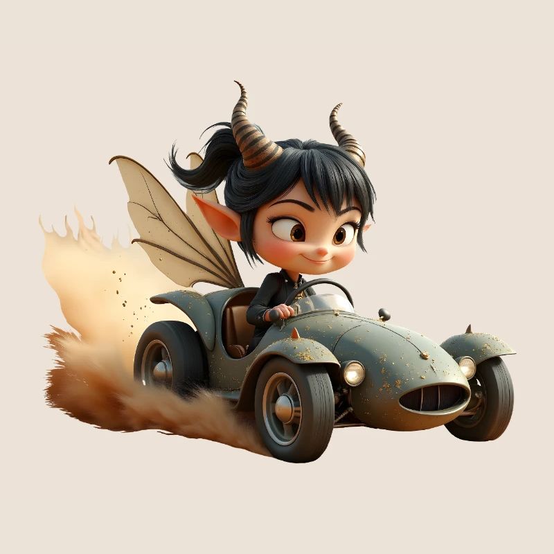 Gobelin d’aventure dans un wagon de sable