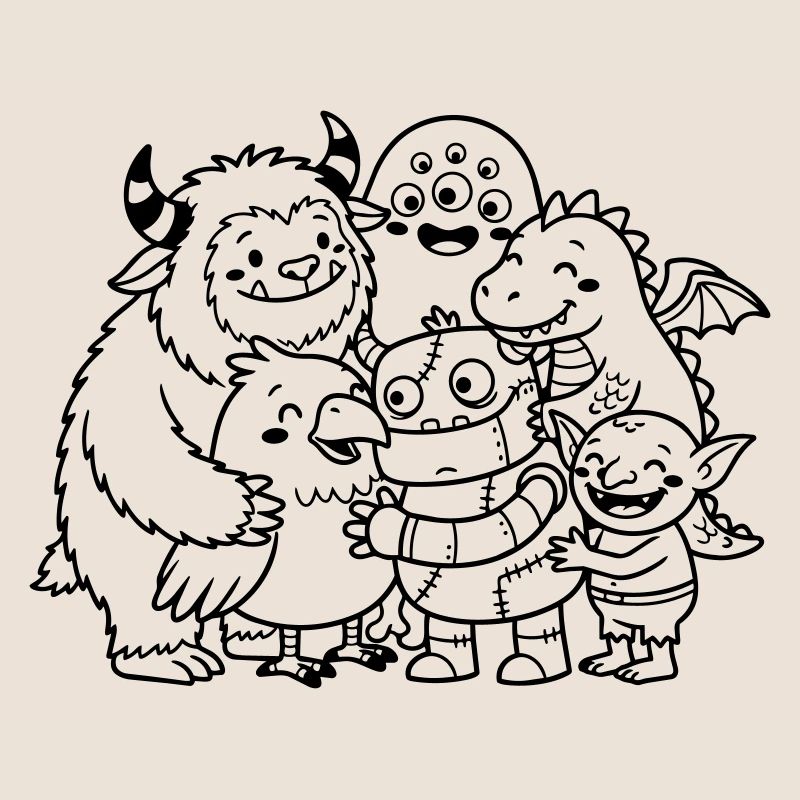 monstres mignons