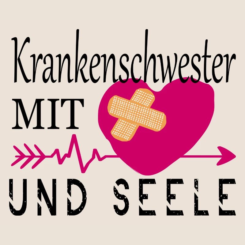 Krankenschwester mit Herz