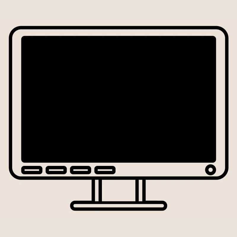 Screen Display Computer Icon