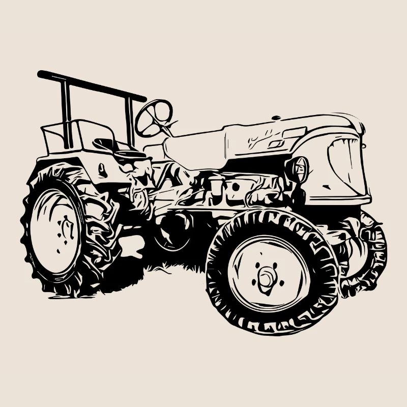 Tractor Güldner ADN-8 Shark Mouth