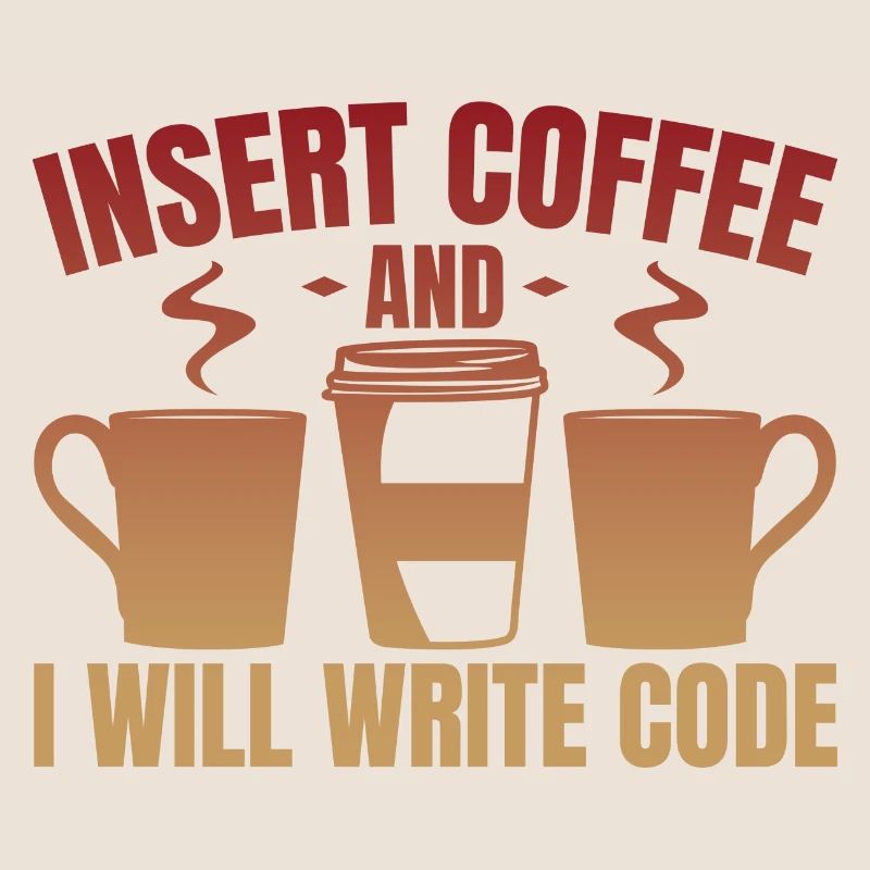 Kaffee einwerfen und Code schreiben
