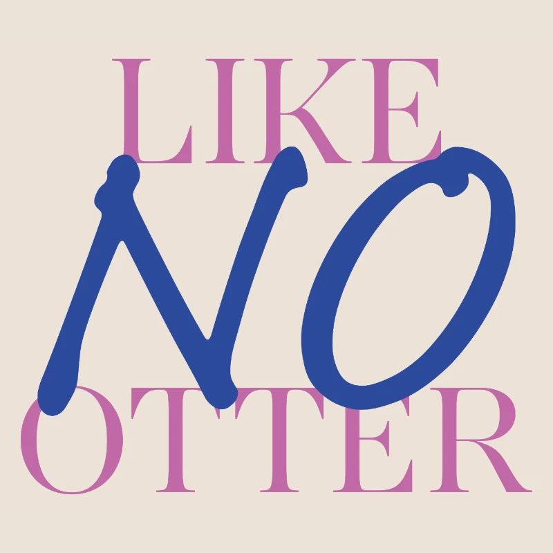 Otter with a difference – pun with style