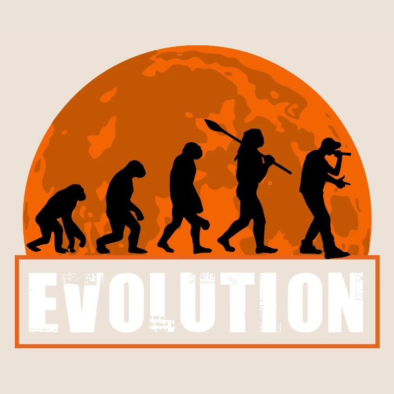 Funny Human Evolution Rapper